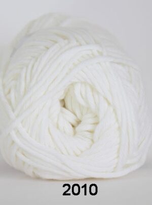 Cotton 8/8 Hjertegarn - fv 2010 Råhvid