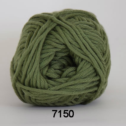 Cotton 8/8 Hjertegarn - fv 7150 Grøn Cotton 8/8 Hjertegarn - fv 7150 Grøn