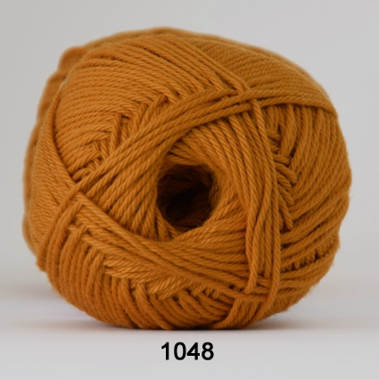 Cotton nr. 8/4 - Bomuldsgarn til hækling- fv 1048 Karry Gul Cotton nr. 8/4 - Bomuldsgarn til hækling- fv 1048 Karry Gul