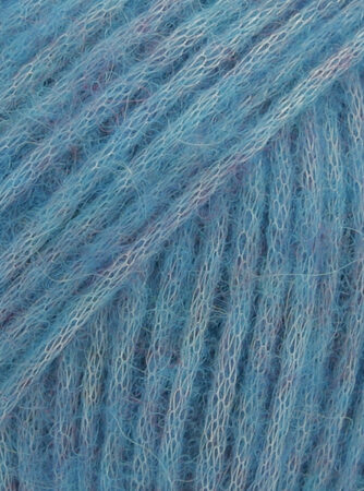 DROPS Air 11 Påfugleblå Mix, Alpacagarn, fra DROPS Design