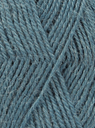 DROPS Alpaca Unicolor 6309 Turkis/Grå, Alpacagarn, fra DROPS Design