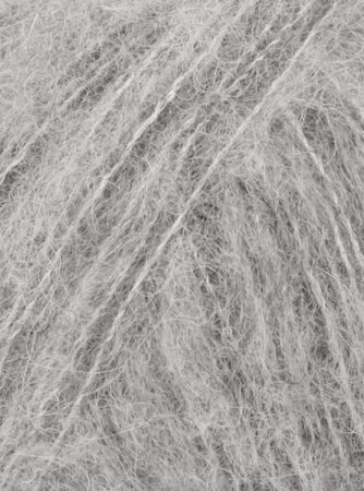 DROPS Brushed Alpaca Silk 02 Lys Grå, Alpacagarn/Silke, fra DROPS Design