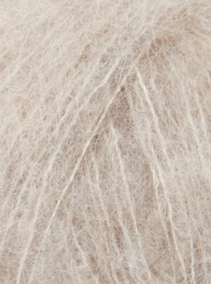 DROPS Brushed Alpaca Silk 04 Lys Beige, Alpacagarn/Silke, fra DROPS Design