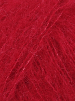 DROPS Brushed Alpaca Silk 07 Rød, Alpacagarn/Silke, fra DROPS Design