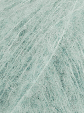 DROPS Brushed Alpaca Silk 15 Lys Søgrøn, Alpacagarn/Silke, fra DROPS Design