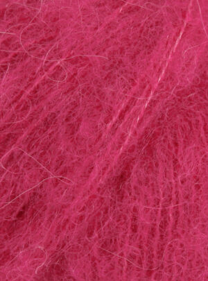 DROPS Brushed Alpaca Silk 18 Cerise, Alpacagarn/Silke, fra DROPS Design