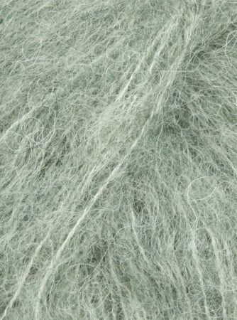 DROPS Brushed Alpaca Silk 21 Salvie Grøn, Alpacagarn/Silke, fra DROPS Design