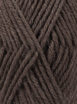 DROPS Karisma Unicolor 04 Chokolade Brun, Uldgarn, fra DROPS Design