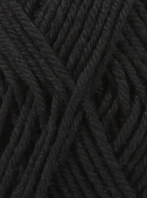 DROPS Karisma Unicolor 05 Sort, Uldgarn, fra DROPS Design
