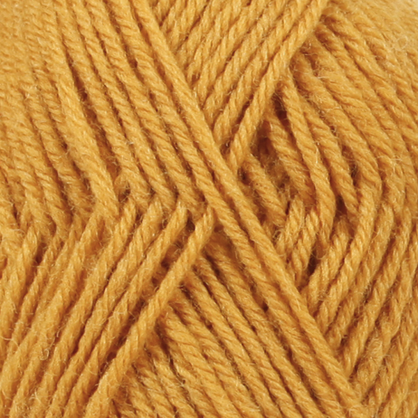 DROPS Karisma Unicolor 52 Sennepsgul, Uldgarn, fra DROPS Design DROPS Karisma Unicolor 52 Sennepsgul, Uldgarn, fra DROPS Design