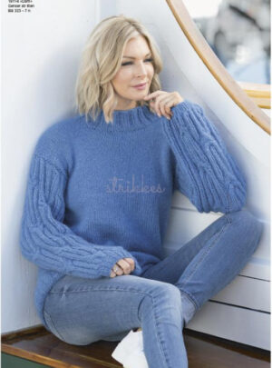 "Dam" Genser - Viking Design 1811-8 Kit - XS-XXL - Viking Alpaca Bris, fra Viking