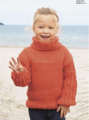 "Dam" Genser - Viking Design 1815-5 Kit - 2-12 År - Viking Alpaca Bris, fra Viking