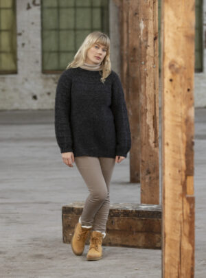 "Dorthin" Genser - Viking Design 2206-6 Kit - XS-XXXL - Viking Alpaca Bris, fra Viking