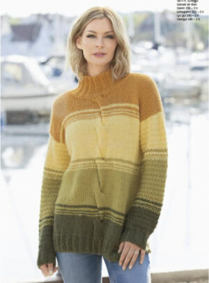 "Dregg" Genser - Viking Design 1811-11 Kit - XS-XXL - Viking Alpaca Bris, fra Viking