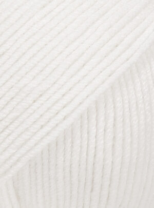 Drops Baby Merino Garn Unicolor 01 Hvid