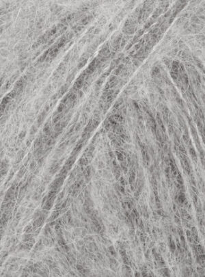 Drops Brushed Alpaca Silk Garn Unicolor 02 Lys Grå