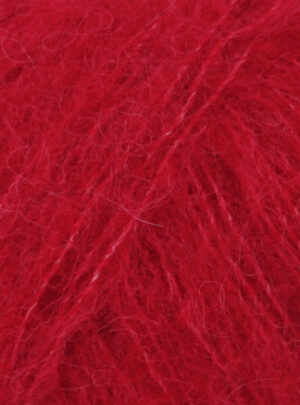 Drops Brushed Alpaca Silk Garn Unicolor 07 Rød