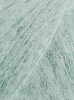 Drops Brushed Alpaca Silk Garn Unicolor 15 Lys Søgrøn