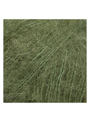 Drops Brushed Alpaca Silk Garn Unicolor 32 Mosgrøn
