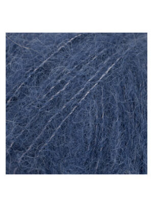 Drops Brushed Alpaca Silk Garn Unicolor 39 Marine Blå