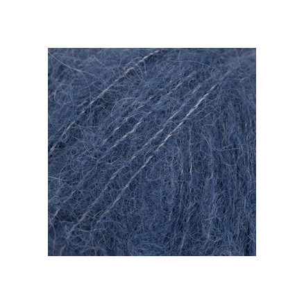Drops Brushed Alpaca Silk Garn Unicolor 39 Marine Blå Drops Brushed Alpaca Silk Garn Unicolor 39 Marine Blå
