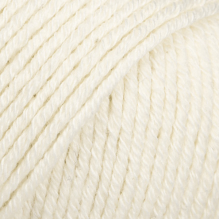 Drops Cotton Merino Garn Unicolor 01 Natur Drops Cotton Merino Garn Unicolor 01 Natur