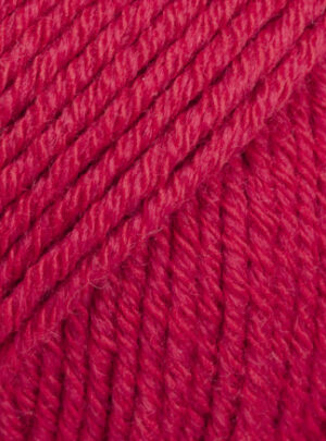 Drops Cotton Merino Garn Unicolor 06 Rød