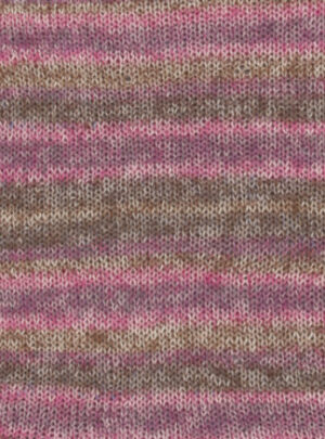 Drops Fabel Garn Long Print 655 Rosentræ