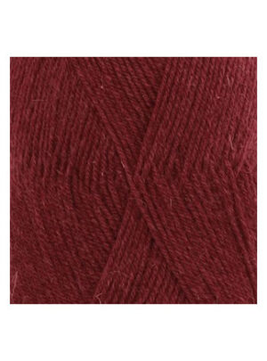 Drops Fabel Garn Unicolor 113 Burgundy Rød
