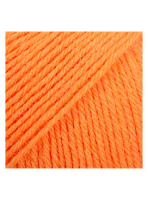 Drops Fabel Garn Unicolor 119 Elektrisk Orange