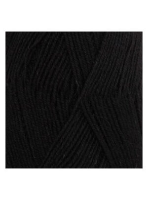 Drops Fabel Garn Unicolor 400 Sort