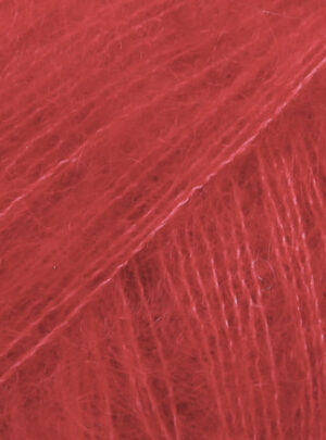 Drops Kid-Silk Garn Unicolor 14 Rød