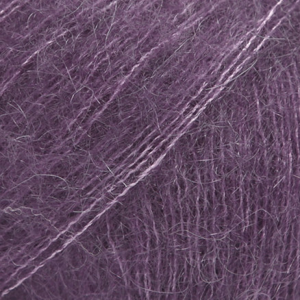 Drops Kid-Silk Garn Unicolor 16 Mørk Lilla Drops Kid-Silk Garn Unicolor 16 Mørk Lilla