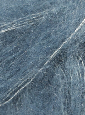 Drops Kid-Silk Garn Unicolor 27 Jeansblå