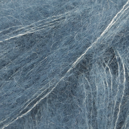 Drops Kid-Silk Garn Unicolor 27 Jeansblå Drops Kid-Silk Garn Unicolor 27 Jeansblå