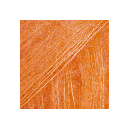Drops Kid-Silk Garn Unicolor 49 Elektrisk Orange Drops Kid-Silk Garn Unicolor 49 Elektrisk Orange