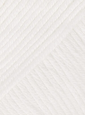 Drops Safran Garn Unicolor 17 Hvid