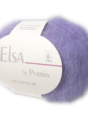 Elsa By Permin - Alpaca uld & Børstet Uldgarn - Fv 880709 Lilla