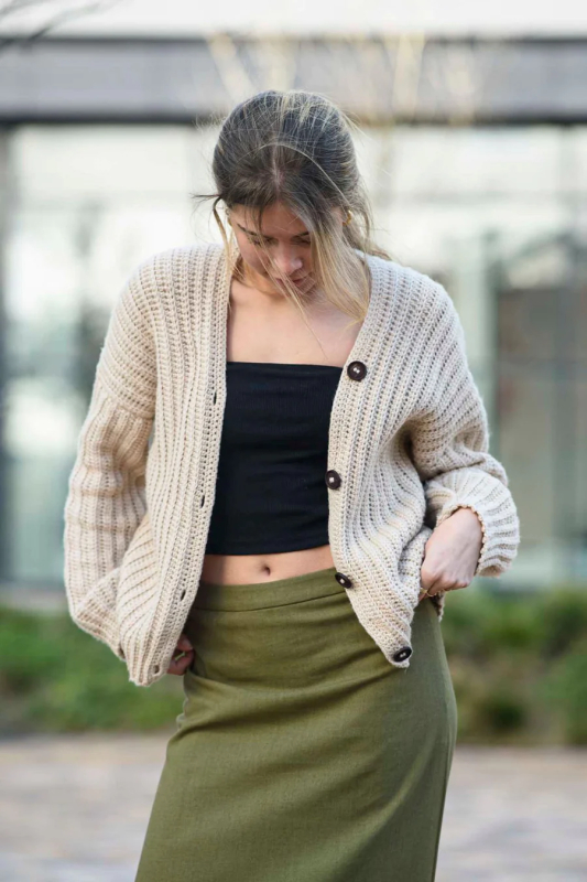 "Embla" Cardigan - Mayflower 2127 - XS - XXXL - Mayflower Venezia, fra Mayflower "Embla" Cardigan - Mayflower 2127 - XS - XXXL - Mayflower Venezia, fra Mayflower