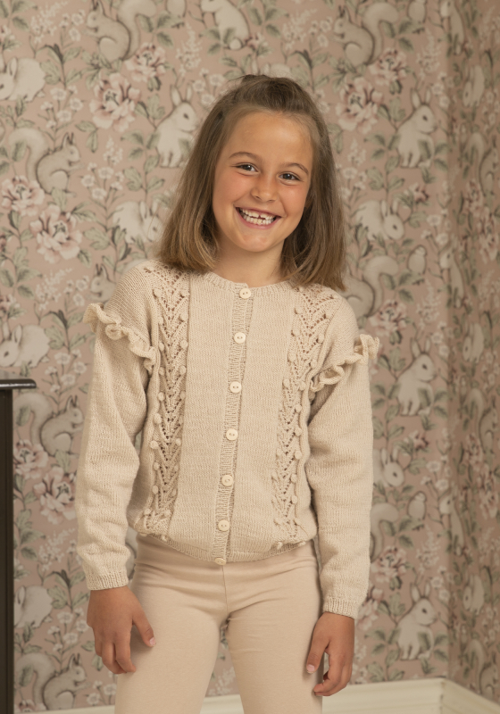 "Fauna" Cardigan- Viking Design 2225-3 Kit - 2 - 12 år - Viking Trend merino petite, fra Viking "Fauna" Cardigan- Viking Design 2225-3 Kit - 2 - 12 år - Viking Trend merino petite, fra Viking