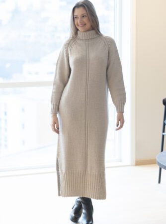 "Field" Kjole- Viking Design 2307-6 Kit - XS-XXL - Viking Alpaca Storm, fra Viking