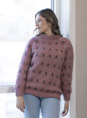 "Fløen" Genser - Viking Design 2305-5A Kit - XS-XXL - Viking Alpaca Bris, fra Viking