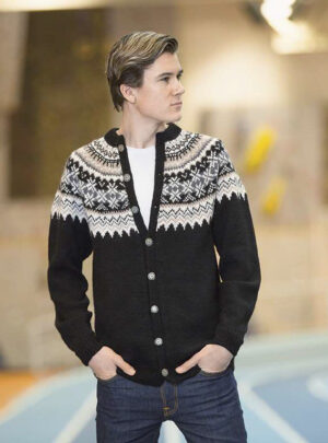 "Fryd" Kofte - Viking Design 1803-5 Kit - XXS - XXXL - Viking Alpaca Storm, fra Viking