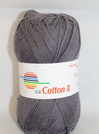 G-B Cotton 8/4 - 1003 Antracit, Bomuldsgarn, fra G-B Garn