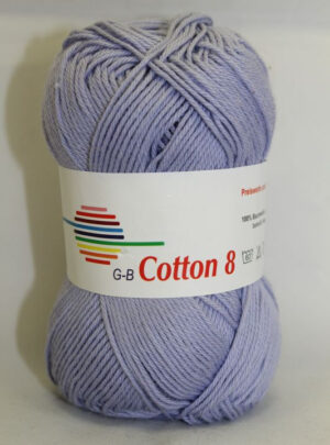 G-B Cotton 8/4 - 1435 Lys lilla, Bomuldsgarn, fra G-B Garn