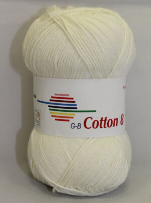 G-B Cotton 8/4 - 1440 Natur, Bomuldsgarn, fra G-B Garn