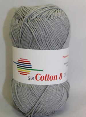 G-B Cotton 8/4 - 1450 Grå, Bomuldsgarn, fra G-B Garn