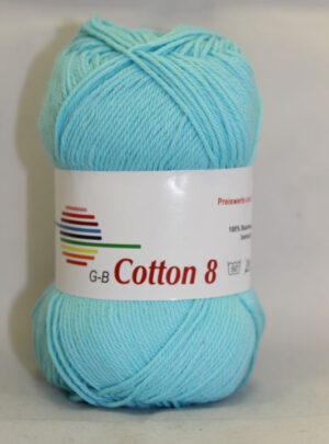 G-B Cotton 8/4 - 1460 Isblå, Bomuldsgarn, fra G-B Garn