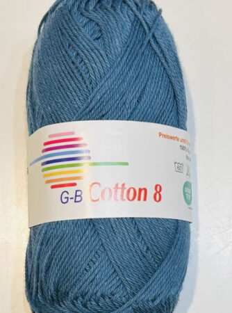 G-B Cotton 8/4 - 1525 Petrol, Bomuldsgarn, fra G-B Garn