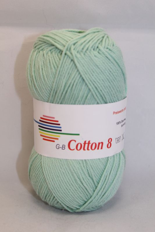 G-B Cotton 8/4 - 1850 Mint, Bomuldsgarn, fra G-B Garn G-B Cotton 8/4 - 1850 Mint, Bomuldsgarn, fra G-B Garn